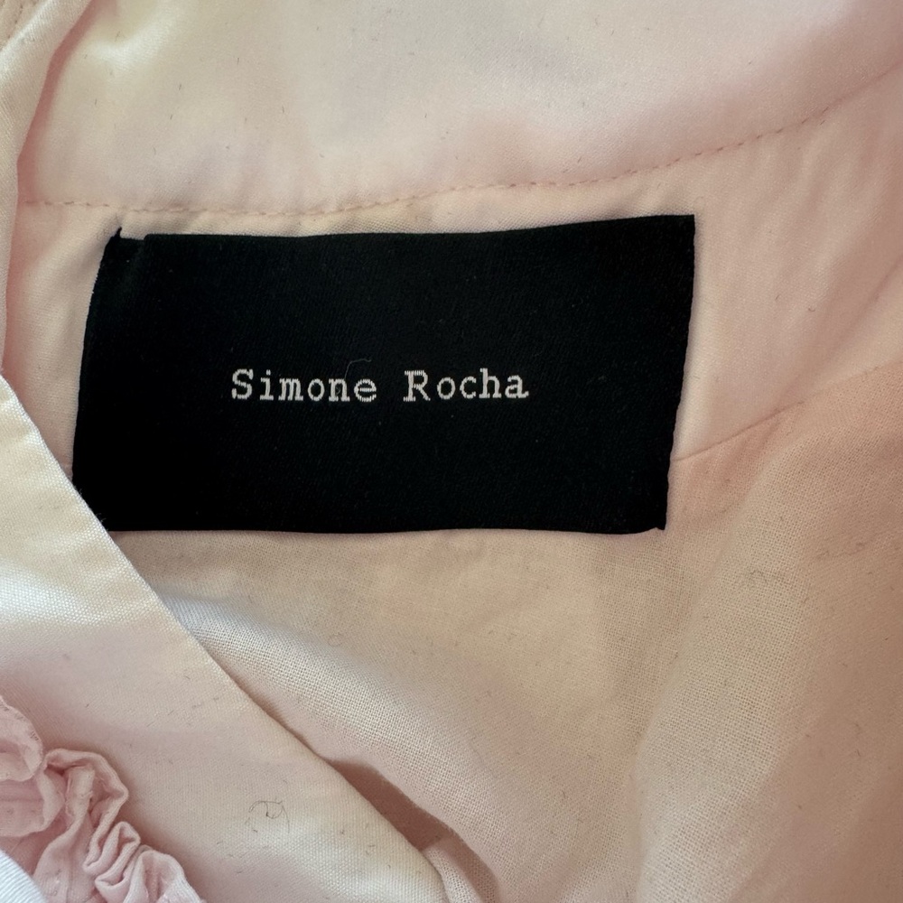 Simone Rocha Pink Ruffled Women's Top 🔝 - Picture 4 of 6
